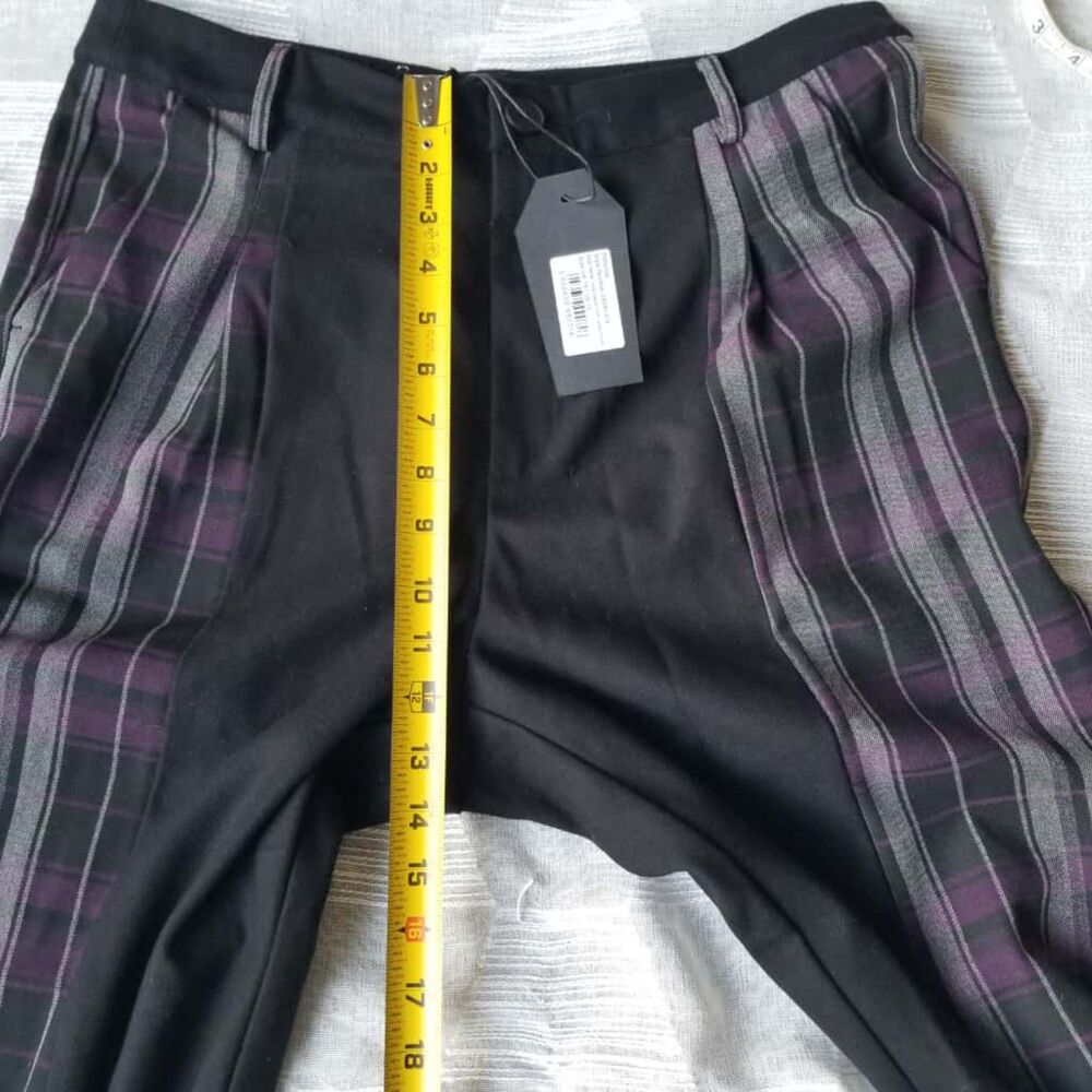 Disturbia Gambit Spliced Check Tapered Trouser - Picture 9 of 13